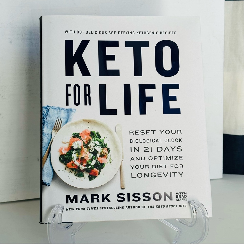 NEW Keto For Life Mark Sisson Hardcover Health Wellness Cookbook Book